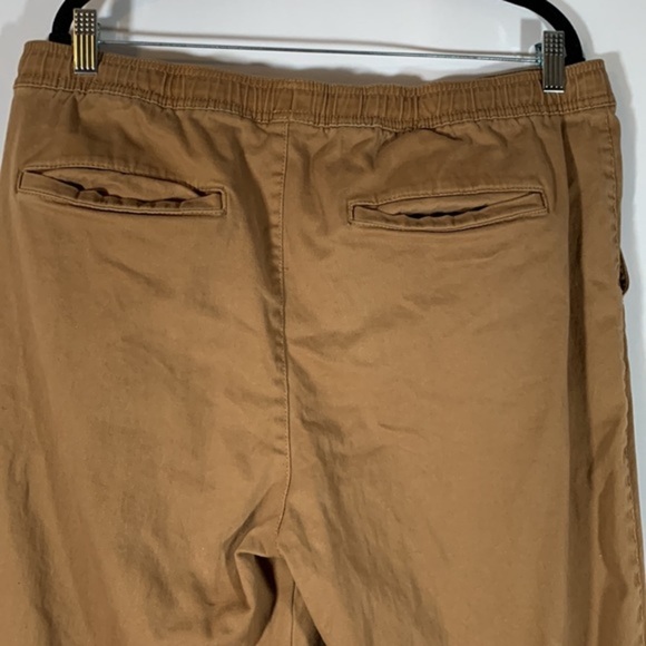 Warehouse One Tan Brown Khaki Jogger Pants - Picture 8 of 9